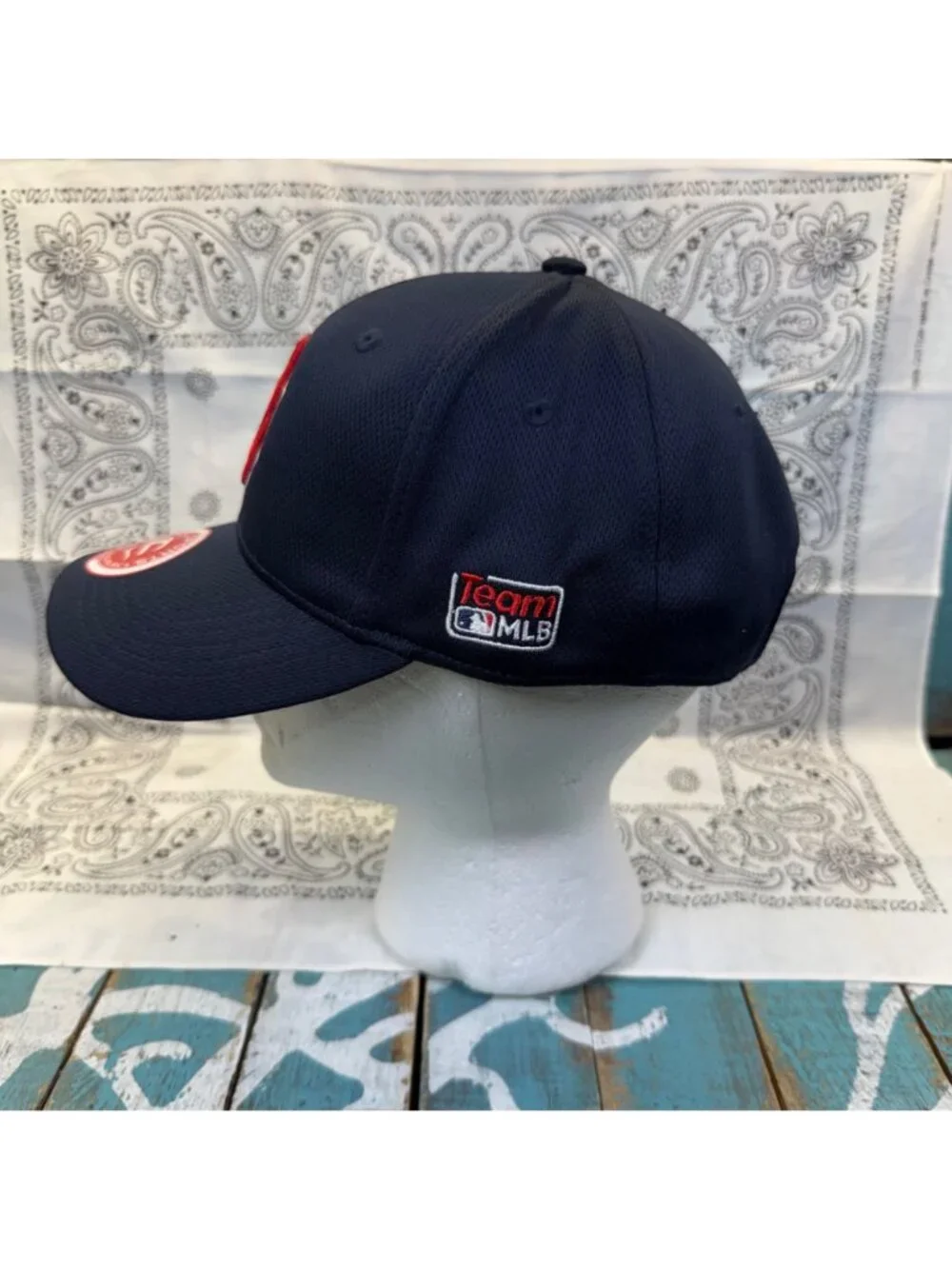 New OC Sports Boston Red Sox Youth Baseball Hat Navy Blue Adjustable Team Logo